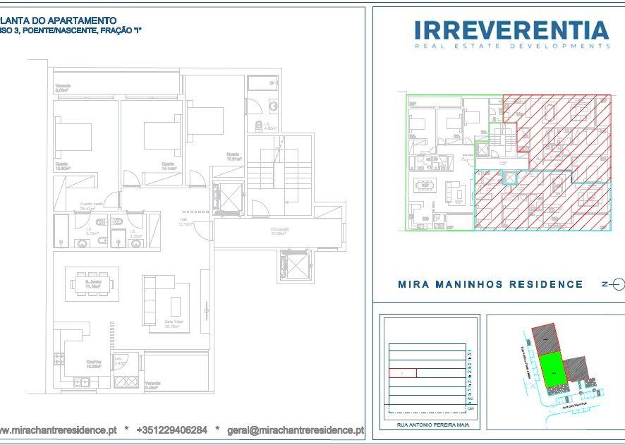 Em Construção T2 e T3 - EMPREENDIMENTO no Centro da Maia  IRREVERENTIA II MIRA MANINHOS RESIDENCE - Zona dos MANINHOS - Centro da  MAIA - Image# 13